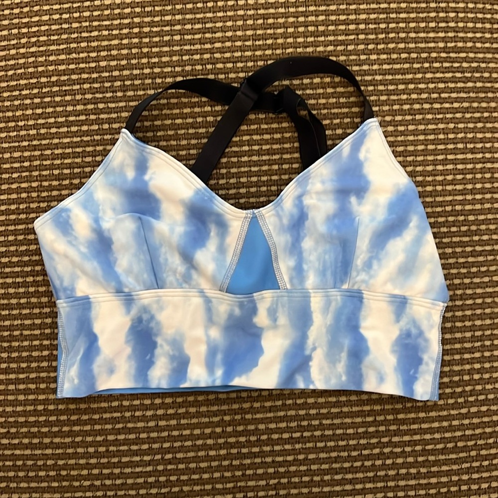 EUC Oiselle spando Jane bra size small clouds